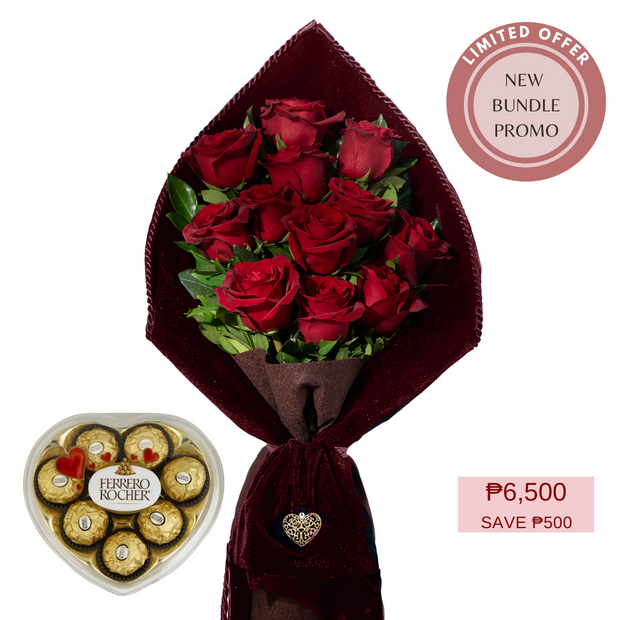 Elizabeth - Ferrero Rocher Heart Bundle