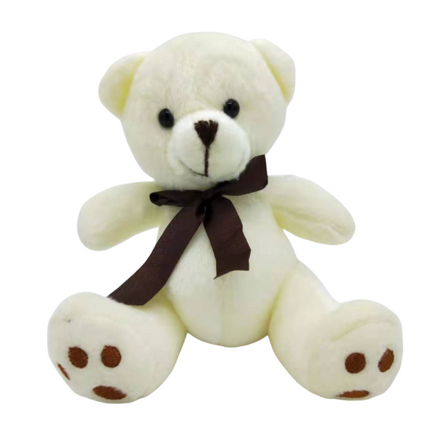 1 Piece - 8" Cream Teddy Bear