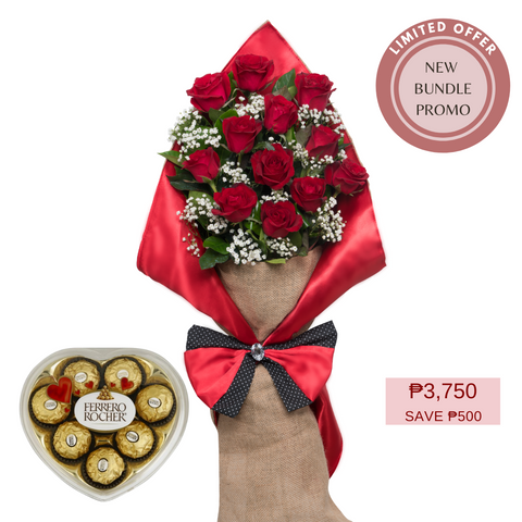 Love Story - Ferrero Rocher Heart Bundle